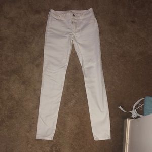 american eagle white skinny jeans jeggings
